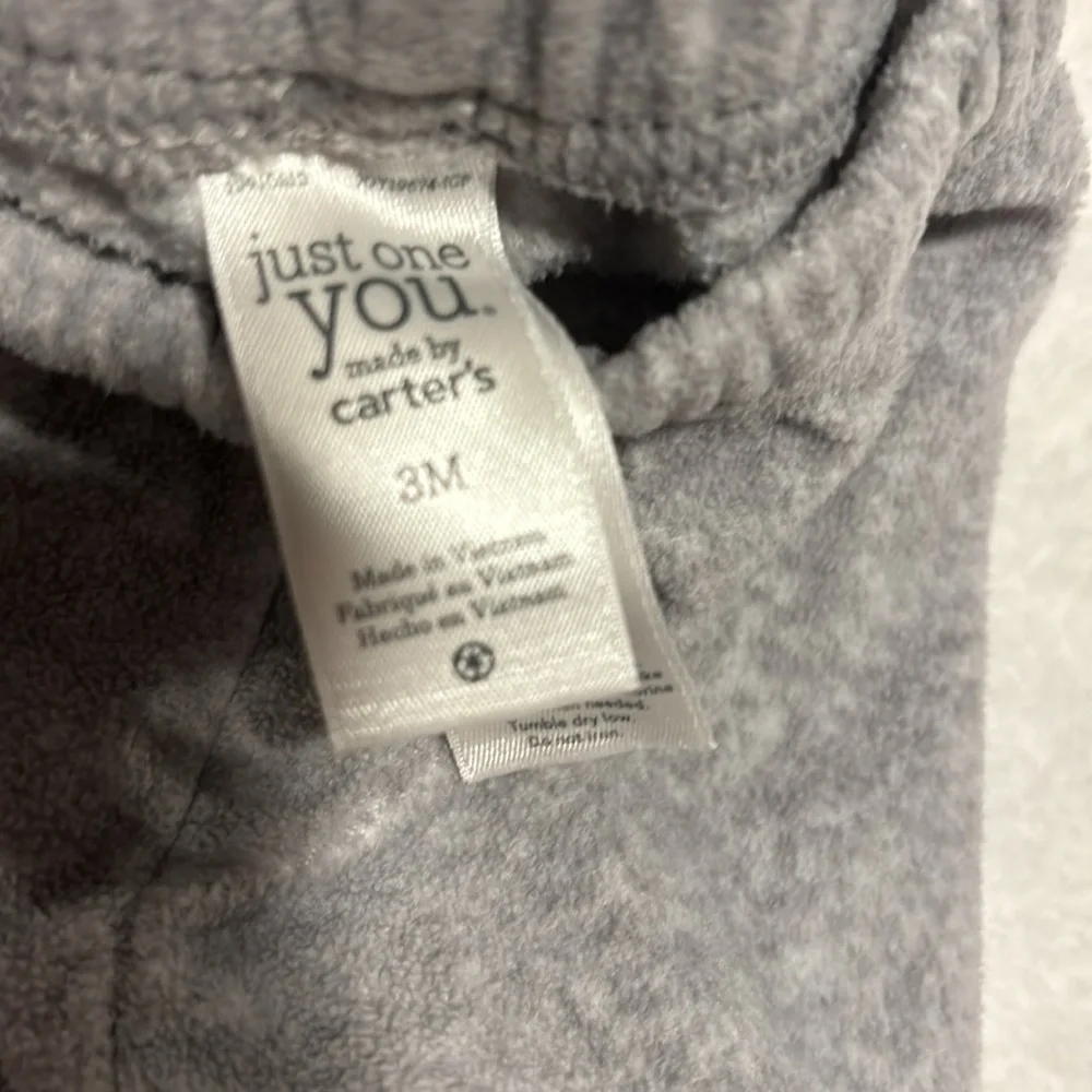 Carters 3 months gray baby sweatpants joggers! Comfortable and cute